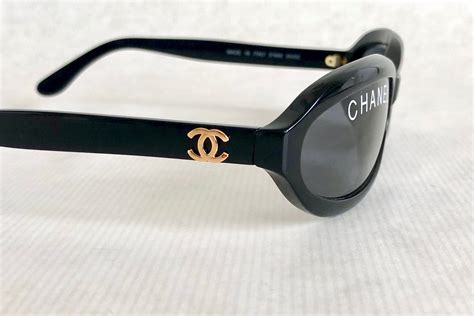 chanel sunglasses leather trim|Chanel sunglasses vintage.